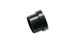 Vibrant -4AN aluminum tube sleeve fitting showing smooth metallic surface and precise threading for automotive or hydraulic applications.
