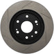 StopTech Power Slot slotted front left brake rotor for 2007 Chevrolet Tahoe, high-performance automotive brake component.