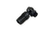 Vibrant single -4AN banjo to hose end aluminum fitting with vibrant blue finish for automotive or performance applications