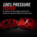 Pair of PowerStop red brake calipers for 2006-2013 Chevrolet Corvette front performance braking system.