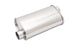 Vibrant StreetPower Oval Muffler, 5x9x15 inches, with 2.5-inch I.D. and offset design, shown in black finish.