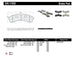 StopTech performance front brake pads for 2006-2009 Chevrolet Corvette Z06, high-performance braking components.