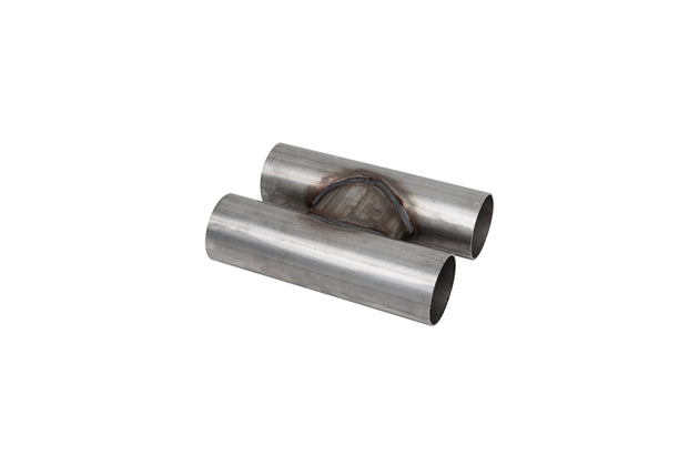 CORSA Performance Corsa PRO-Series 304SS X Pipe with 2.5-inch dual inlet and outlet, 8.5-inch length, stainless steel exhaust component.