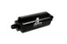 Aeromotive in-line fuel filter with black finish, AN-6 male fittings, 10 micron microglass element for fuel filtration.