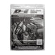 DEI Titanium Exhaust Wrap 2.5 to 3-inch x 12ft, heat-resistant wrap for exhaust systems, shown in a close-up view.