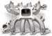 Edelbrock Victor Jr Ford EFI intake manifold for 4.6L engines, featuring a sleek black design and precision engineering.