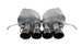 CORSA Performance axle back exhaust for Chevrolet Corvette C7 2014-2019, black quad tips, 6.2L Xtreme Valve-Back with dual NPP.
