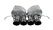 CORSA Performance axle back exhaust for Chevrolet Corvette C7 2014-2019, black quad tips, 6.2L Xtreme Valve-Back with dual NPP.