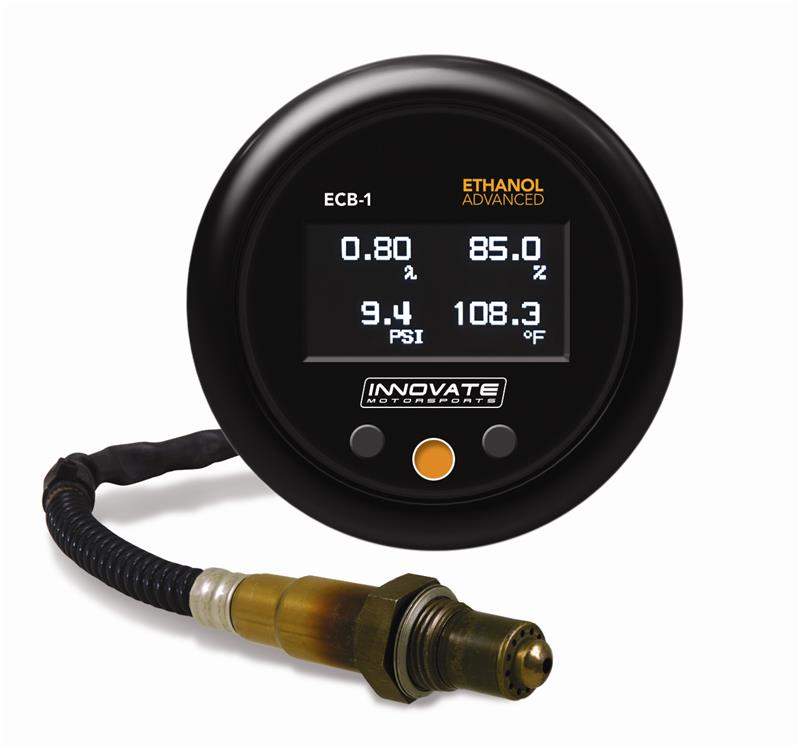 Ecb2 Sensor Innovate ECB-1 (Boost) Ethanol Advanced Complete Gauge Kit | LMP