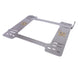 Pair of NRG seat brackets for 92-99 BMW E36 coupe, sturdy metal frame for secure seat mounting in car interior.