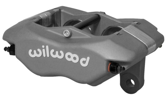 Wilwood forged narrow Dynalite brake caliper with 3.50-inch mount, 1.38-inch pistons, and 1.00-inch disc for performance braking.