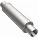 MagnaFlow Mag SS muffler with 14x4x4 inch body and 2.5x2.5 inch inlet/outlet pipes, stainless steel construction, on a plain background.
