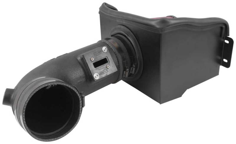 K&N Engineering cold air intake kit for 2014-2015 Chevrolet Corvette 6.2L V8 F/I engine, showing the intake filter and tubing.