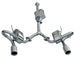 HKS Super Sound Master AP1 F20C catback exhaust system with polished muffler and piping on a clean automotive background.