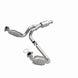 MagnaFlow catalytic converter direct fit for Chevy Avalanche 5.3L, compatible with 2009-2013 models, showing the converter's metal construction.