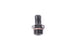 Radium Engineering 10AN ORB to barb fitting with 0.625-inch hose connection, showcasing the durable metal fittings and precision design.