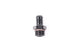 Radium Engineering 10AN ORB to barb fitting with 0.625-inch hose connection, showcasing the durable metal fittings and precision design.