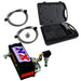 Nitrous Express Next Generation Pump Station for nitrous bottle accessories, showing the compact pump unit with hoses and fittings.