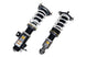 HKS HIPERMAX S coilovers installed on a ZN6 Toyota 86, showing the sporty suspension components and adjustable shock absorbers.