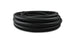 Vibrant Black Nylon Braided Flex Hose with PTFE liner, 20FT long, durable automotive fluid transfer hose.