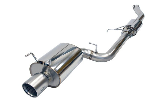 HKS Urban Matte Edition catback super turbo muffler installed on a Nissan Skyline GT-R E-BNR32 with RB26DETT engine.