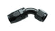 Vibrant -6AN 60-degree elbow hose end fitting for automotive and fluid connections, showcasing the fitting with vibrant metal finish.