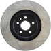 StopTech Power Slot front right slotted brake rotor for 2009 Pontiac G8 GXP and Camaro SS 8-cylinder vehicles.