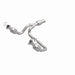 MagnaFlow direct fit catalytic converter for 2015 GMC Yukon XL V8 6.2L engine, metallic component with mounting flanges.