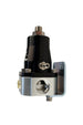 Aeromotive adjustable fuel pressure regulator with dual -6 inlets and one -6 return for EFI bypass systems.