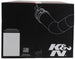 K&N 2019 Chevrolet Silverado 1500 5.3L V8 black cold air intake kit with air filter and intake tubing for improved engine performance