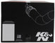 K&N 2019 Chevrolet Silverado 1500 5.3L V8 black cold air intake kit with air filter and intake tubing for improved engine performance