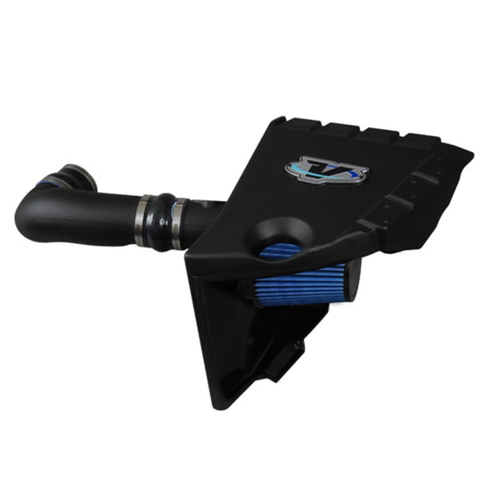 Volant 12-14 Chevrolet Camaro 3.6L Pro5 cold air intake system installed, showing the high-performance air filter and intake tubing.