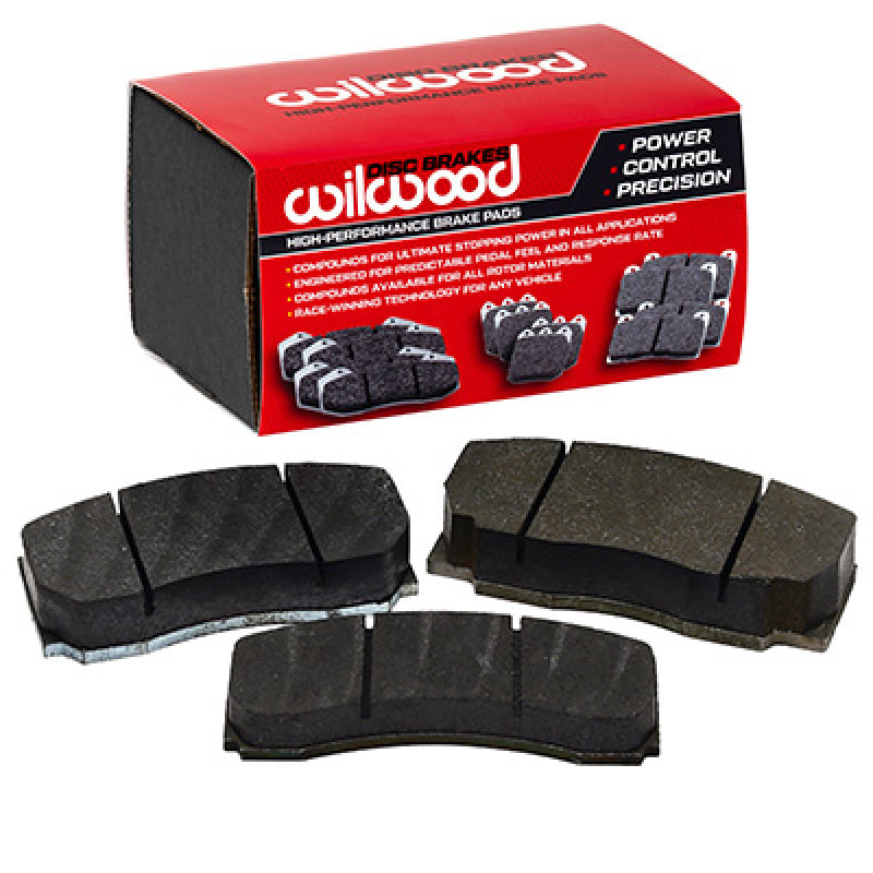 Wilwood BP-35 6620 performance brake pads set showing black ceramic brake pads for high-performance vehicle braking system.