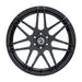 Forgestar X14 22x10 cast wheel in gloss black with 6x139.7 bolt pattern, ET30 offset, and 6.7-inch backspacing.