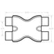 MagnaFlow Smooth Trans X 3/3 X 14 SS stainless steel exhaust pipe X pipe for vehicle exhaust systems