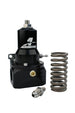 Aeromotive fuel pressure regulator with .313 valve, dual AN-10 inlets, and AN-10 bypass, suitable for 30-120 PSI applications.