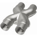 MagnaFlow Smooth Trans X 2.25/2.25 stainless steel X pipe for exhaust system, shown in the image.