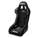 Black Sparco EVO L race seat with carbon fiber accents, designed for racing comfort and support.
