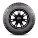 Mickey Thompson Baja Boss A/T tire mounted on 18-inch wheel, featuring rugged tread for on-road UTV and SUV performance.