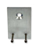 Innovate Motorsports aluminum MAC solenoid bracket for boost controllers with screws, designed for vehicle performance upgrades.