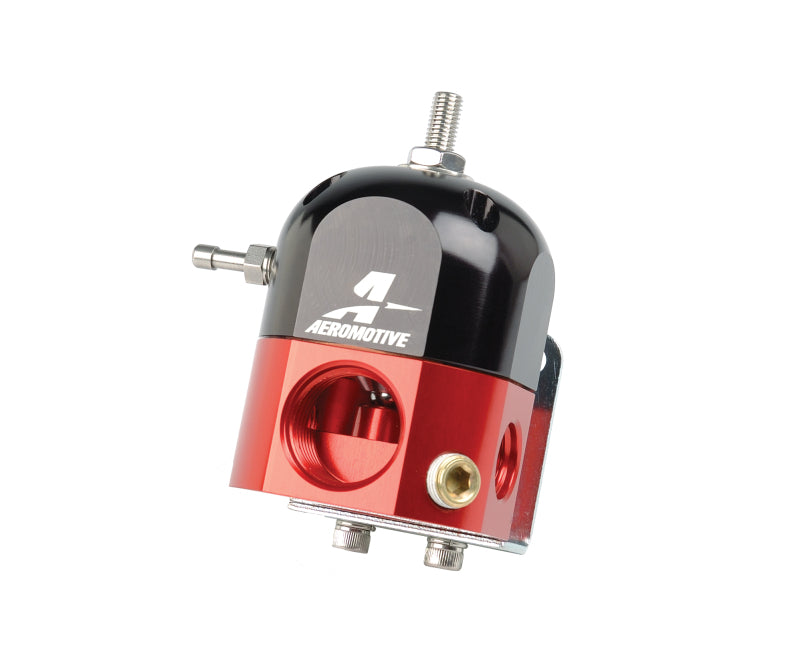 Aeromotive A1000 carbureted bypass fuel pressure regulator with 2 ports, designed for precise fuel system control.