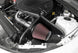 K&N Engineering silver Typhoon short ram cold air intake for 2016-2017 Chevy Camaro 3.6L engine with polished metal components