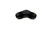 Vibrant Flare Union 45 Degree Adapter Fittings -6 AN showing shiny metal fitting with angled connection for automotive or racing applications