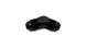 Vibrant Flare Union 45 Degree Adapter Fittings -6 AN showing shiny metal fitting with angled connection for automotive or racing applications