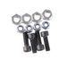 NRG single seat sliders with adjustable brackets for car racing and performance seating setup.