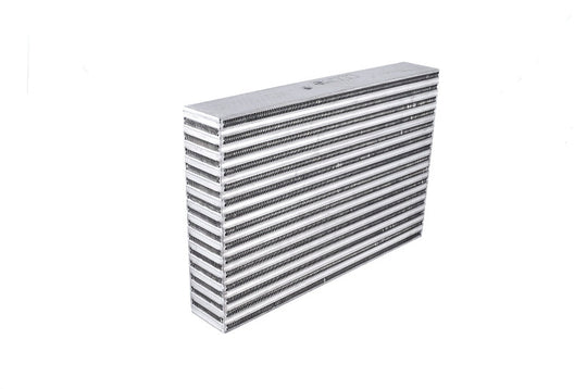 Garrett 750 HP intercooler CAC with 18x12.1x3 inch aluminum core for high-performance turbocharged engines.
