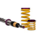 KW Coilover Kit V3 for Cadillac CTS CTS-V with magnetic ride, showing adjustable coilover shocks on vehicle suspension.