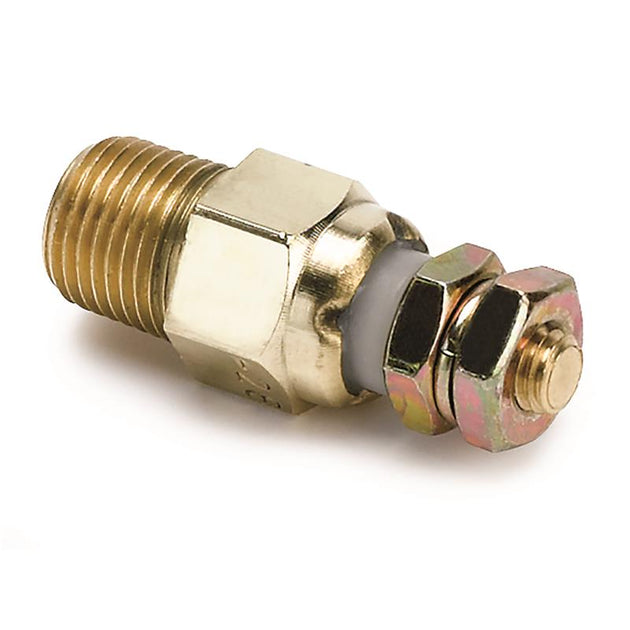 AutoMeter replacement sender for short sweep electric temperature gauge, compatible with 1995+ gauges, shown in image.