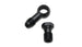 Vibrant Single -4AN 9/16-24 aluminum male banjo adapter fitting for automotive or hydraulic applications.