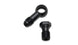 Vibrant single male banjo adapter assembly with 4AN fitting, 7/16-20 aluminum bolt, used for automotive or hydraulic connections.